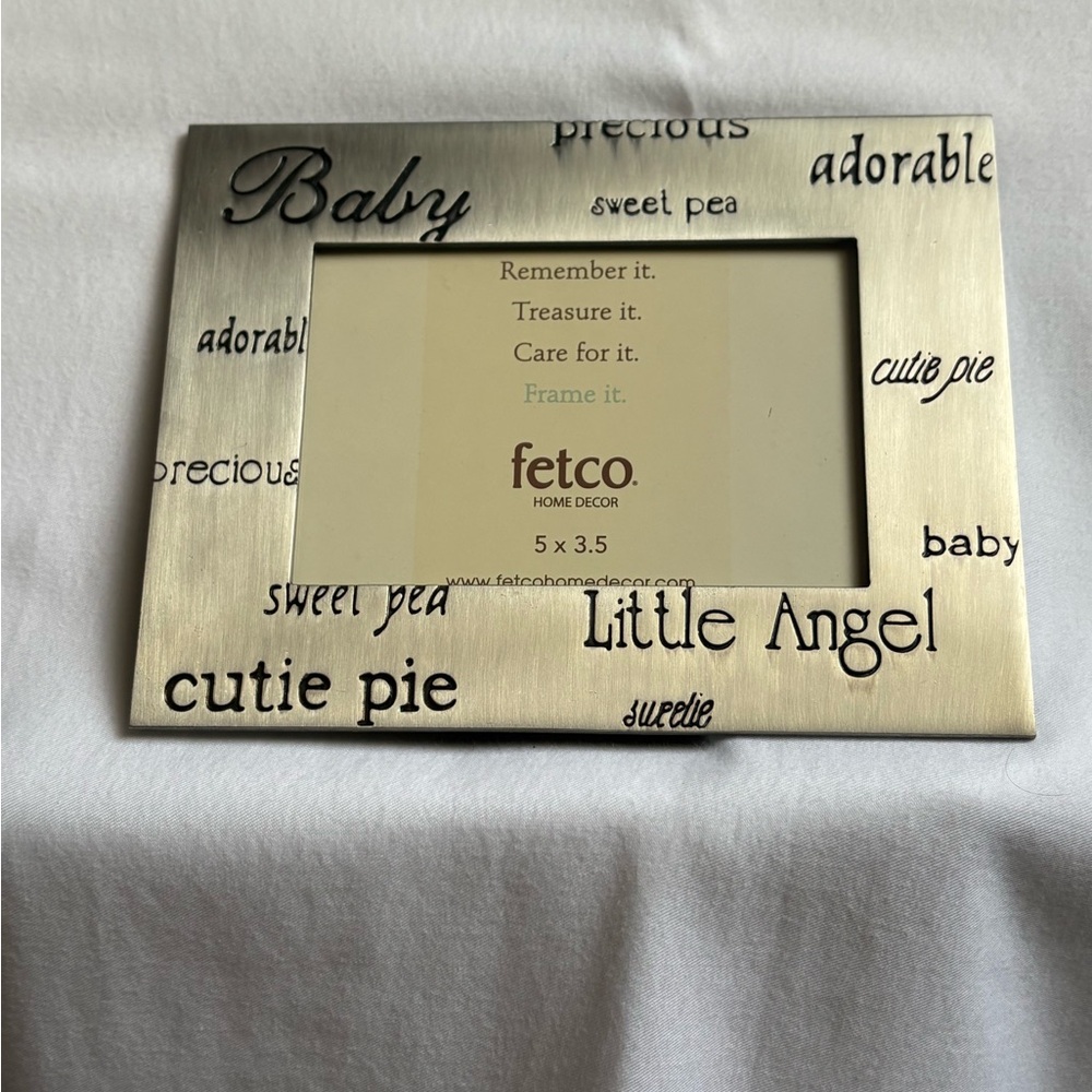 Silver Baby Photo Frame